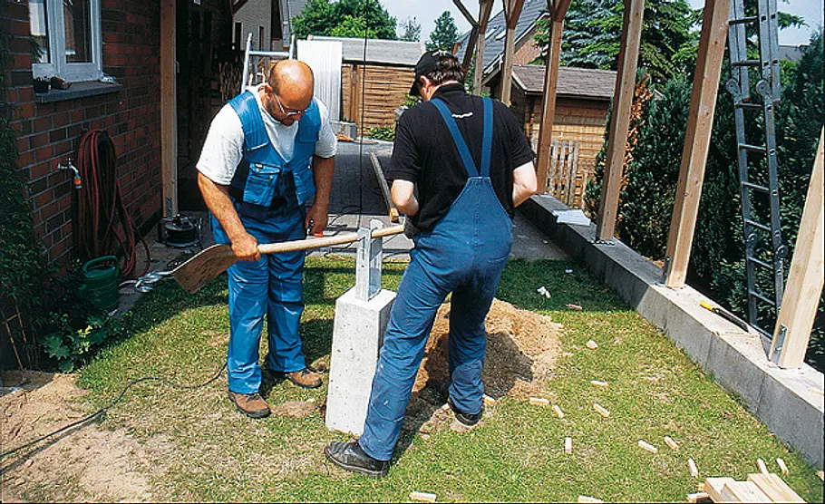 Carport: Schritt 21 von 23 Carport aus Holz