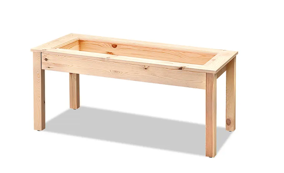 Wohnzimmertisch mit Vitrine Couchtisch bauen