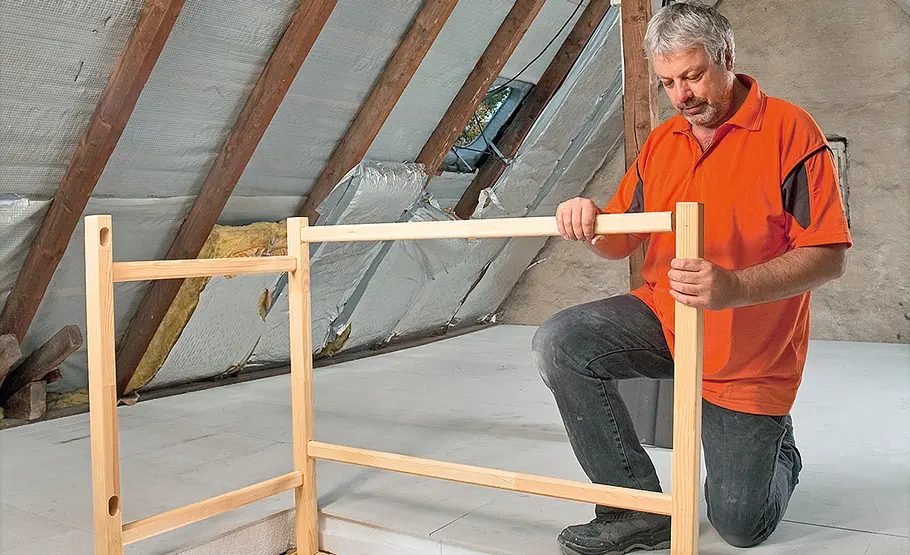 Dachbodentreppe: Schritt 21 von 27 Dachbodentreppe