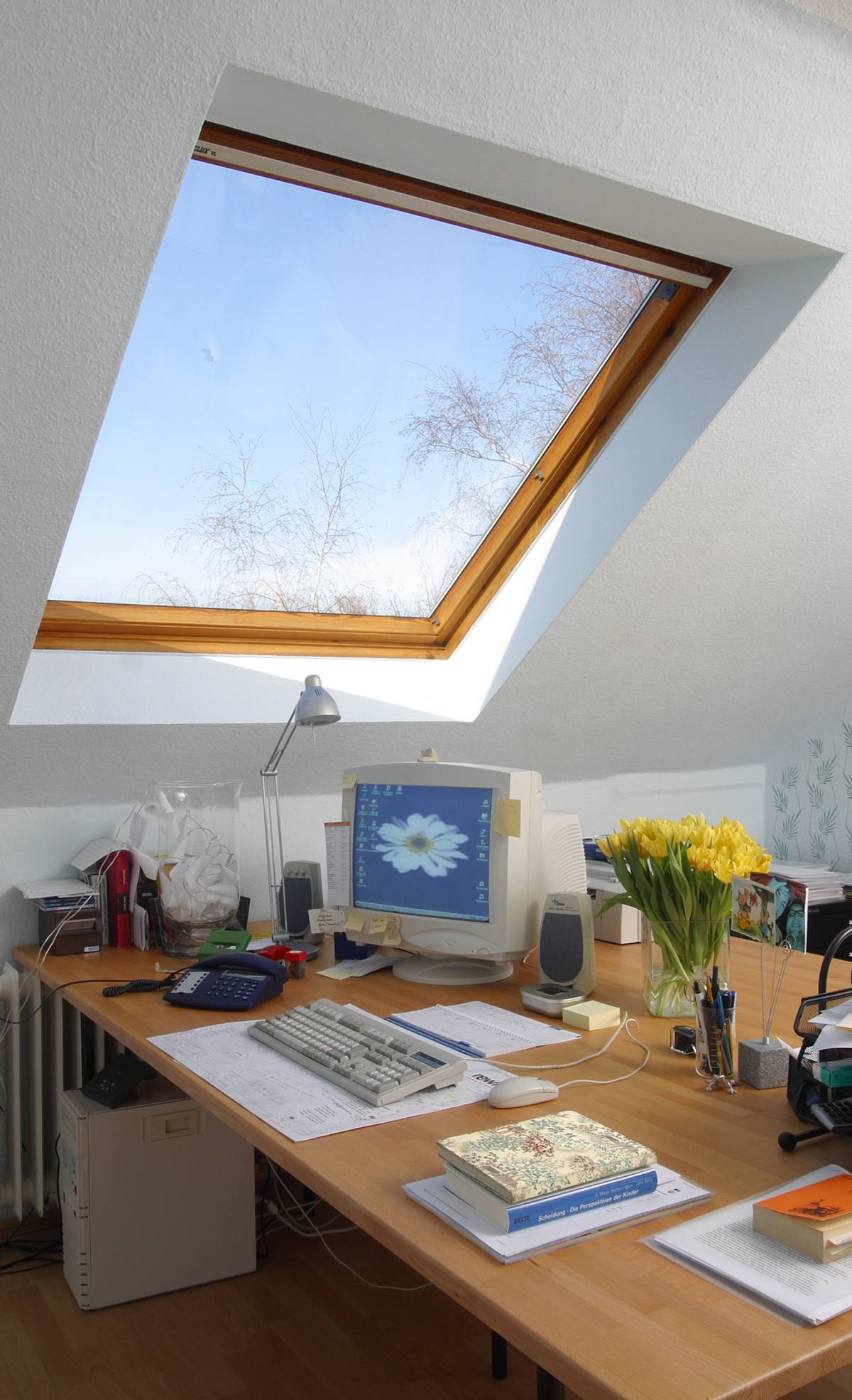 Dachflächenfenster: Sonnenschutzfolie verarbeiten