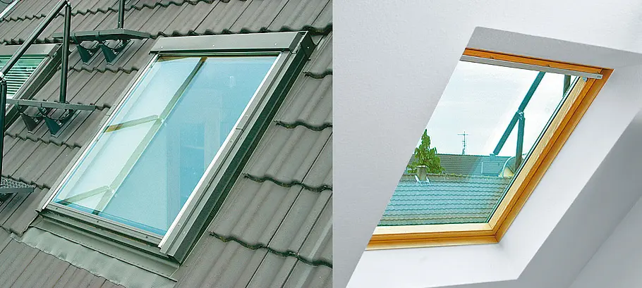Dachfenster-Rollladen nachrüsten: Schritt 2 von 19 Rollladen für Dachflächenfenster