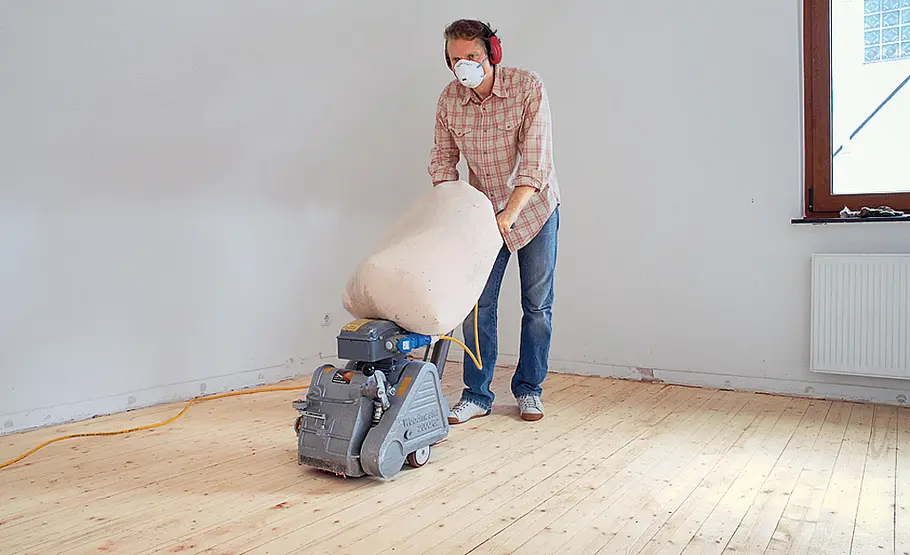 Dielen schleifen: Schritt für Schritt Holzboden: Dielen schleifen