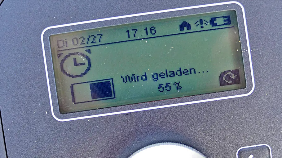 Display und Drehrad Worx Landroid Vision