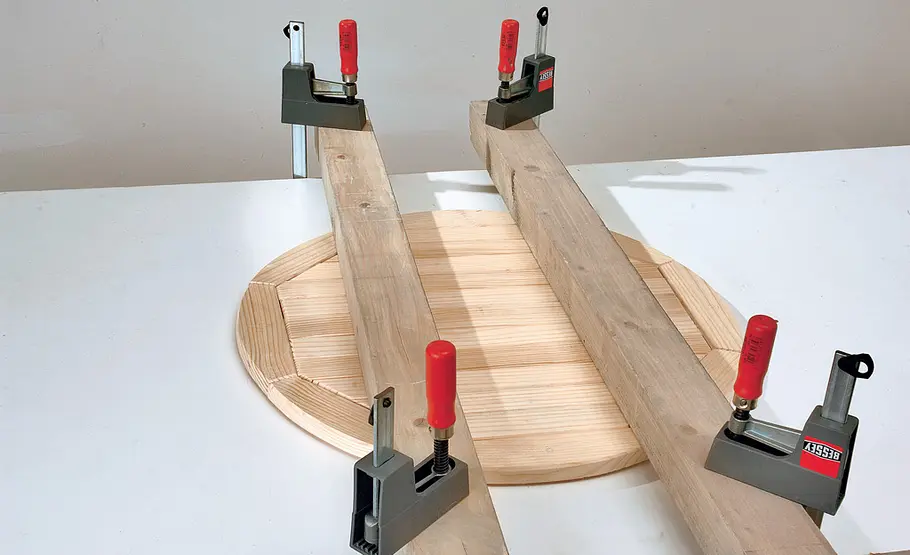 Drehteller selber bauen Drehteller: Konstruktion fixieren