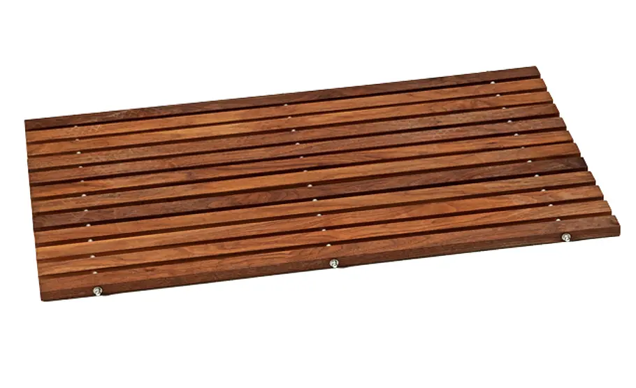 Badvorleger aus Holz Badvorleger aus Holz