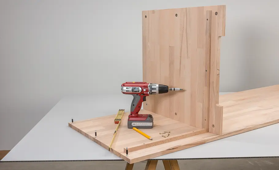 Schrank für Kühlschrank selber bauen