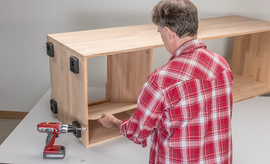 Schrank für Kühlschrank selber bauen