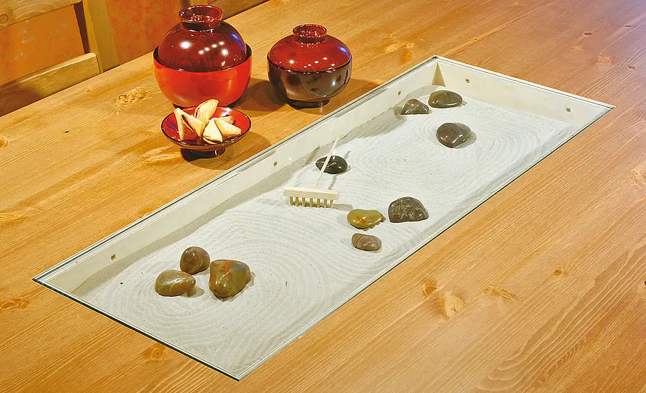 Esstisch verschönern: Schritt 15 von 27 Zen-Garten