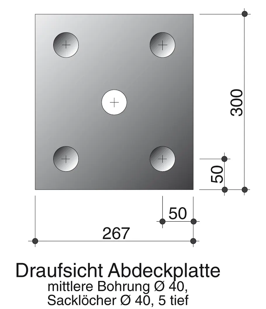 Esstisch verschönern: Schritt 19 von 27 Zeichnung Deckel