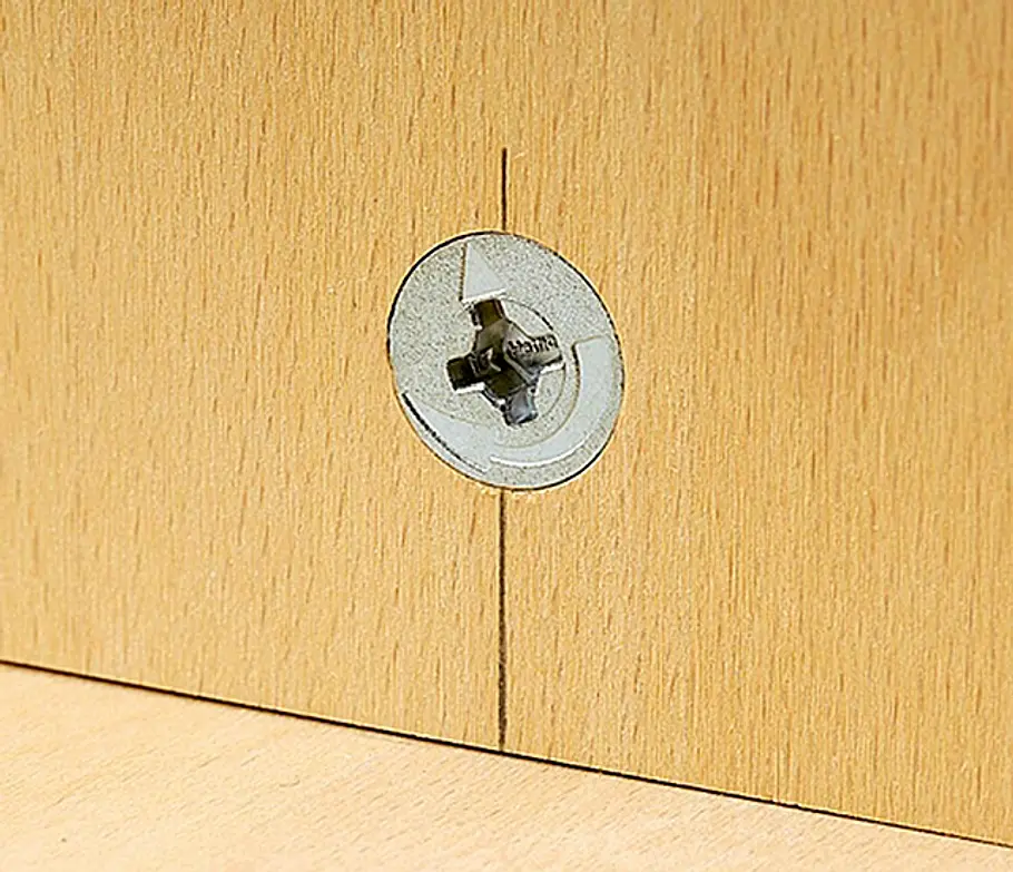 Exzenter-Verbinder Rastex 15 (für 16-mm-Böden) Exzenter-Verbinder Rastex 15 (für 16-mm-Böden)