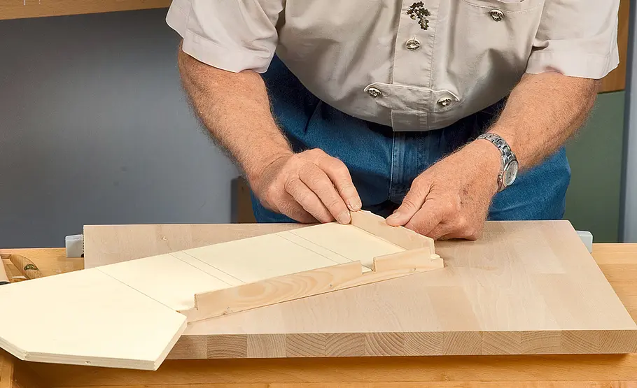 Fachwerkkrippe bauen: Schritt 12 von 60 Holzständerwerk