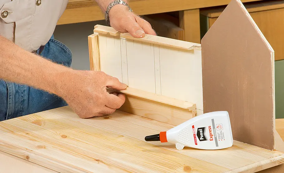 Fachwerkkrippe bauen: Schritt 16 von 60 Stallkrippe bauen