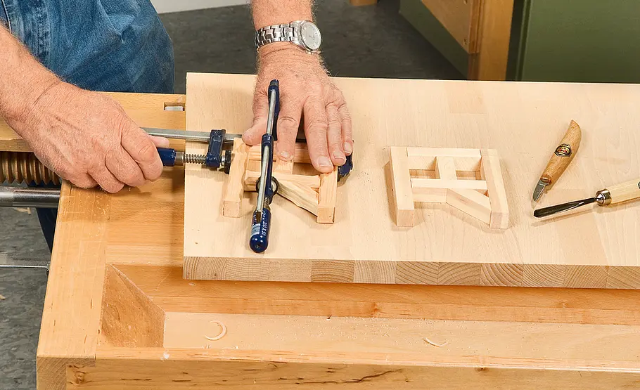 Fachwerkkrippe bauen: Schritt 25 von 60 Fachwerk errichten
