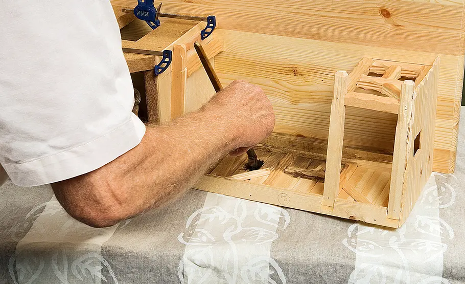 Fachwerkkrippe bauen: Schritt 31 von 60
