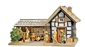 Bauplan: Fachwerkkrippe Bauplan: Fachwerkkrippe