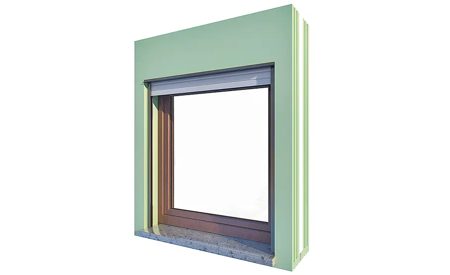 Fenster einbauen Fenster: Fassadendämmung