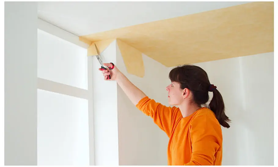 Fenster tapezieren