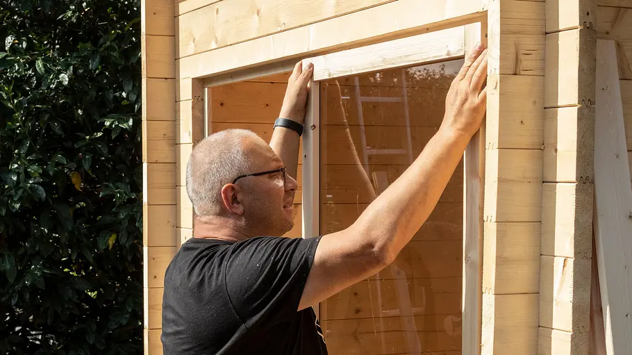Fenster von außen einsetzen Fenster von außen einsetzen
