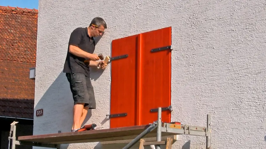 Fensterläden bauen Klappladen bauen