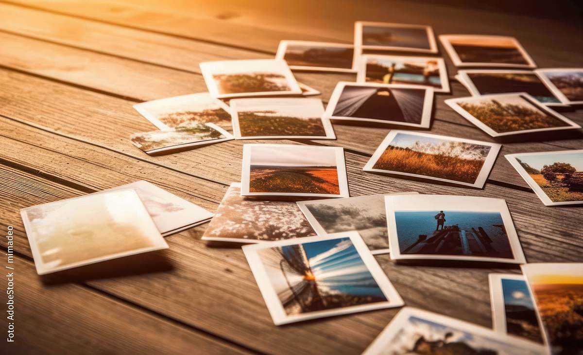 Adventskalender basteln mit Polaroids