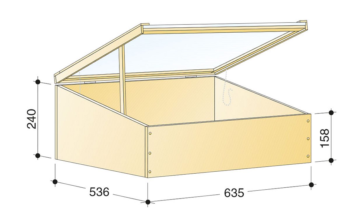 Frühbeetkasten selber bauen