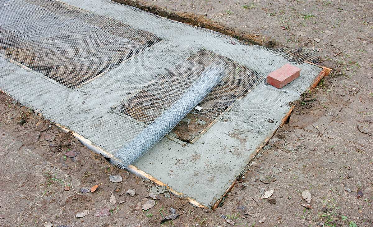 Fundament mit Bodenkontakt