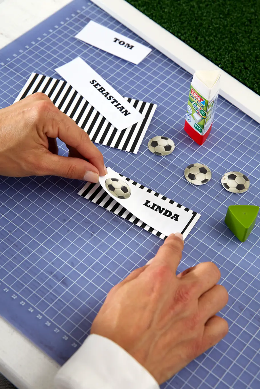 Fußball: Punktetafel basteln