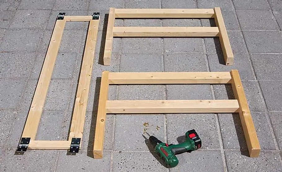 Gartenmöbel-Set zum Klappen Gartenmöbel-Set