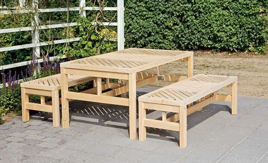 Gartenmöbel-Set zum Klappen Gartenmöbel-Set