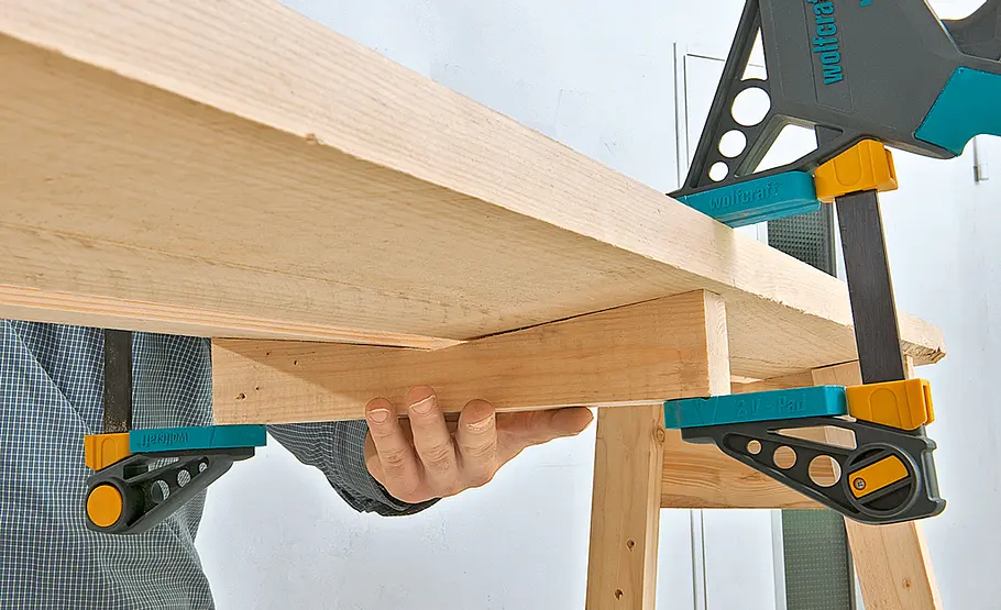 Sitzbank aus Holz Holzbank selber bauen
