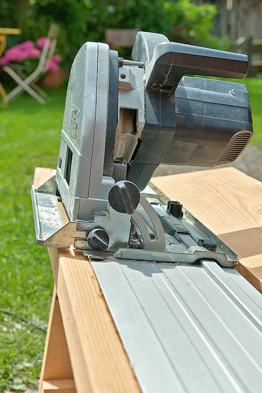 Sitzbank aus Holz Holzbank selber bauen