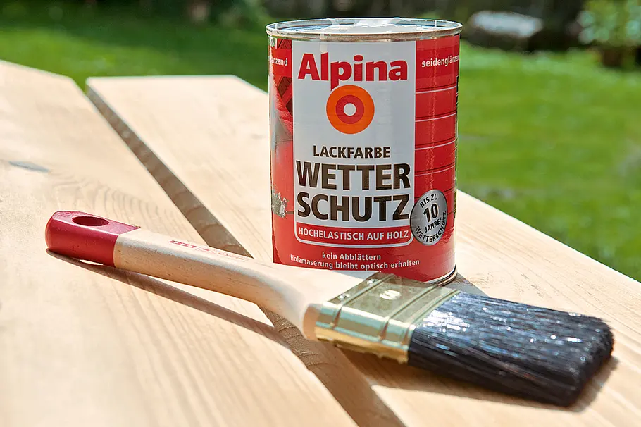 Sitzbank aus Holz Holzbank selber bauen