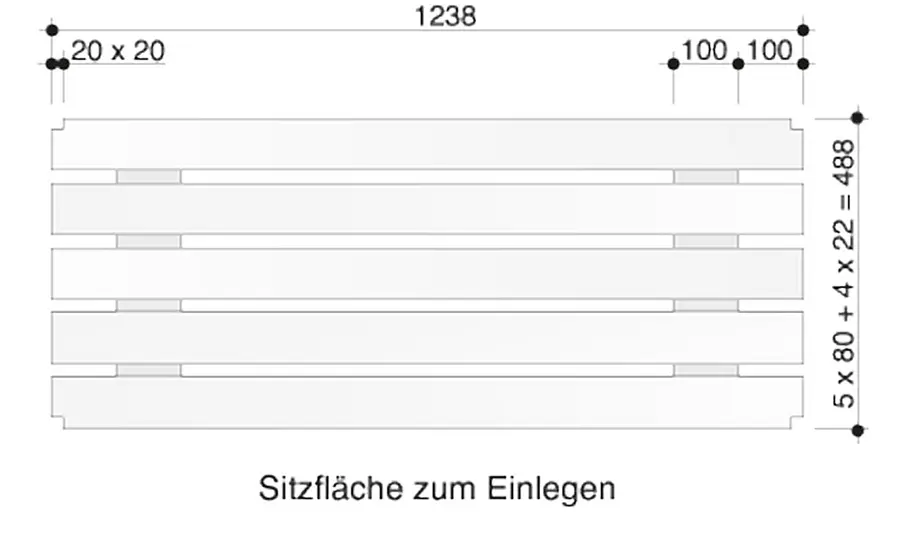 Friesenbank bauen Gartenbank bauen