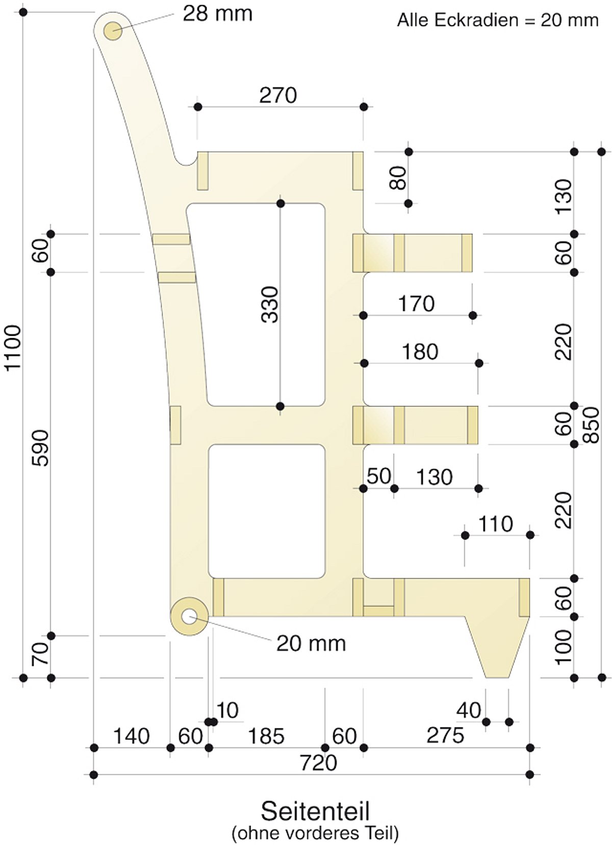 Gartengeräteständer bauen