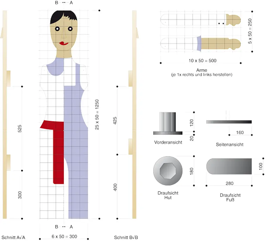 Figuren aus Holz selber machen: Schritt 17 von 17 Gartendeko Figuren