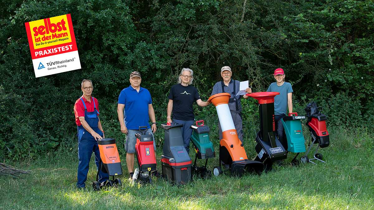 Gartenhäcksler im Test 