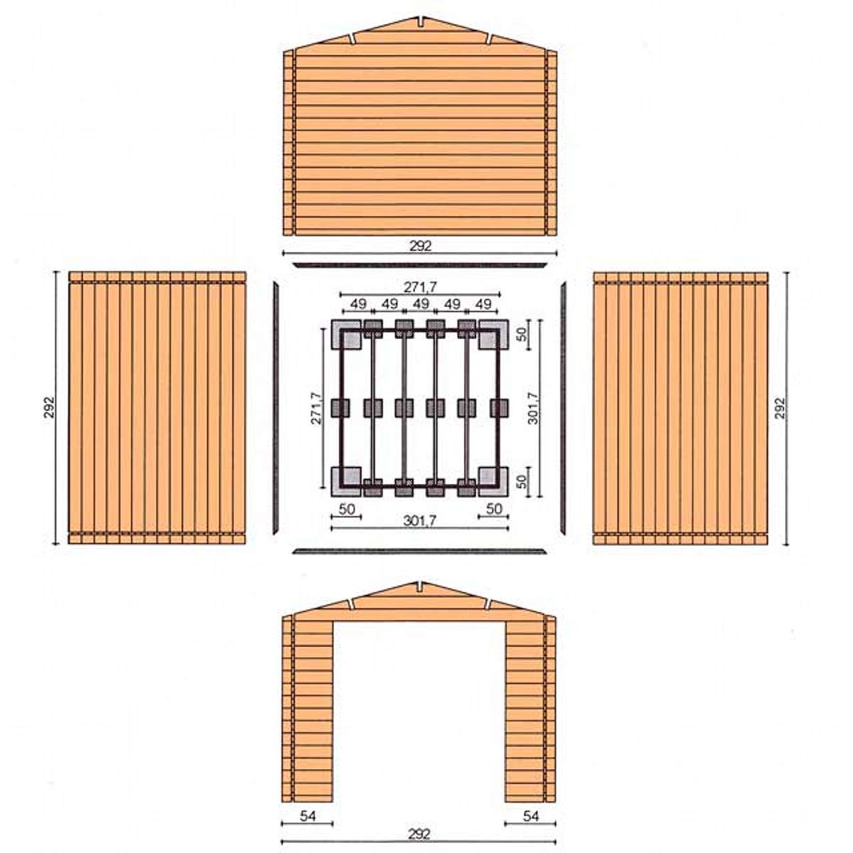 Gartenhaus aufbauen