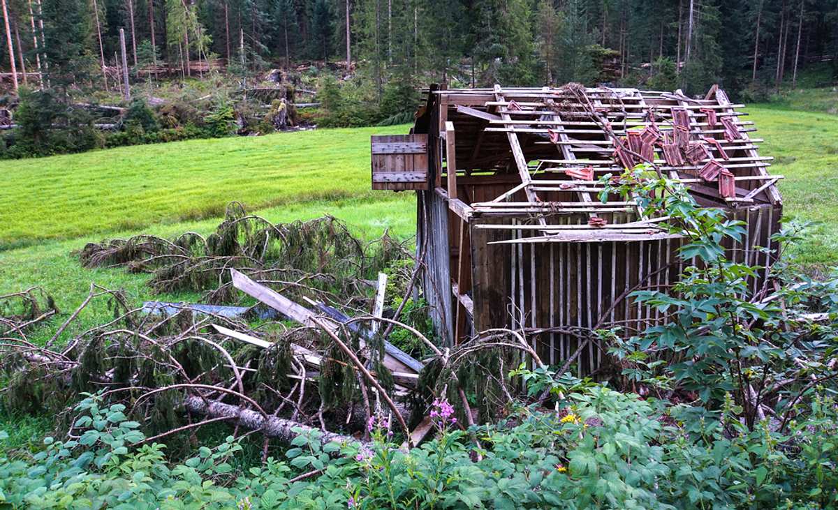 Gartenhaus Sturmsicherung