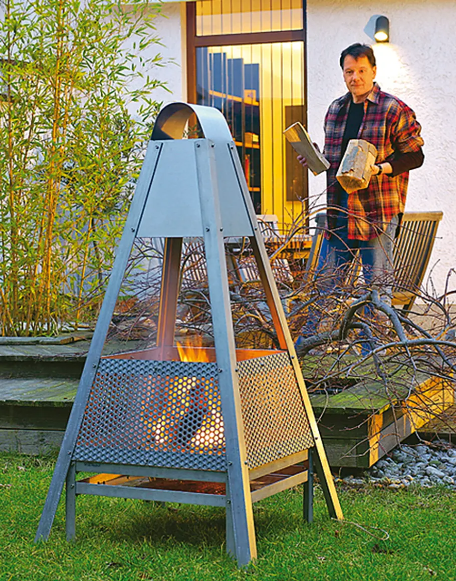 Gartenkamin bauen Gartenkamin