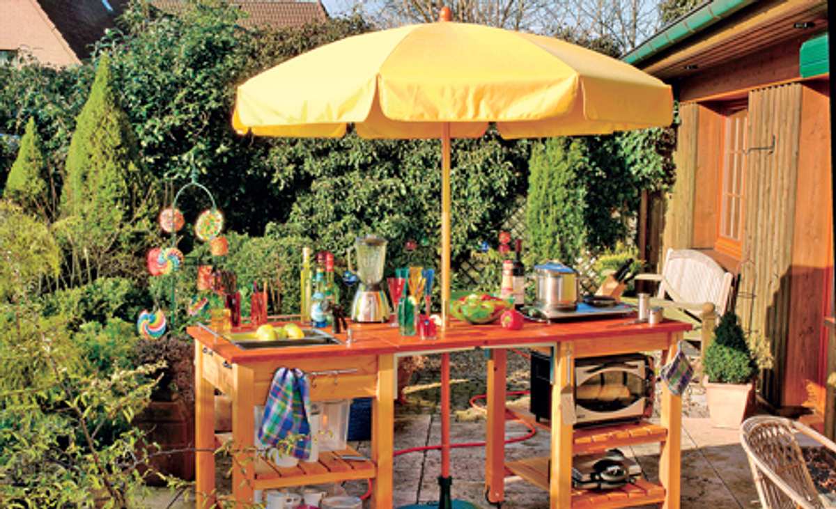 Outdoorküche: Kochen im Garten