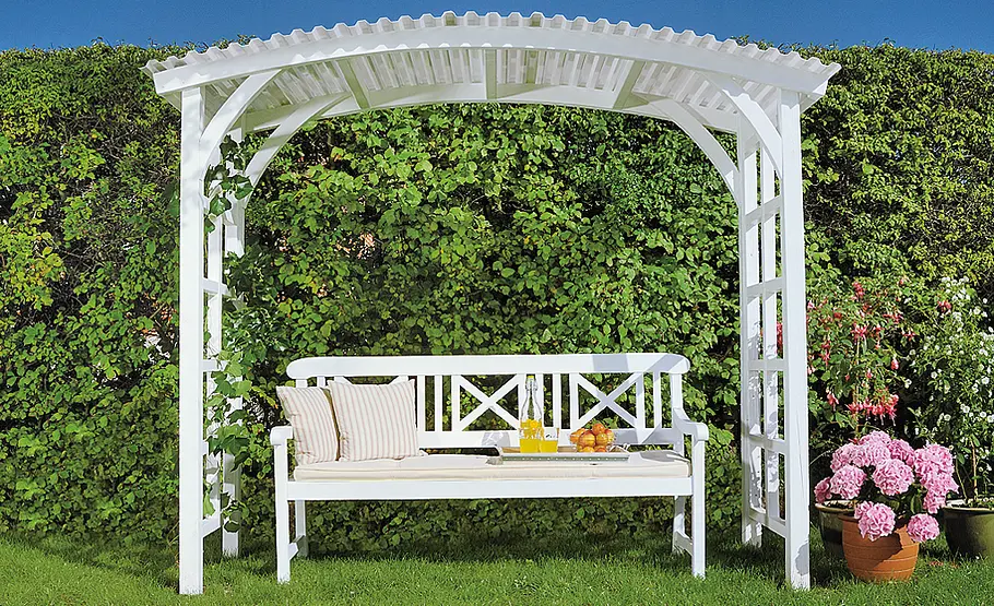 Wäscheständer bauen Gartenlaube bauen