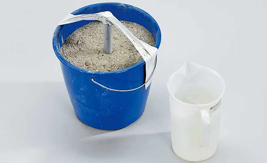 Beton anmischen