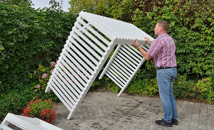 Gartenschaukel montieren