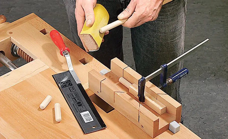 Tischkegelbahn selber bauen Kegelbahn selber bauen: Kegel bauen