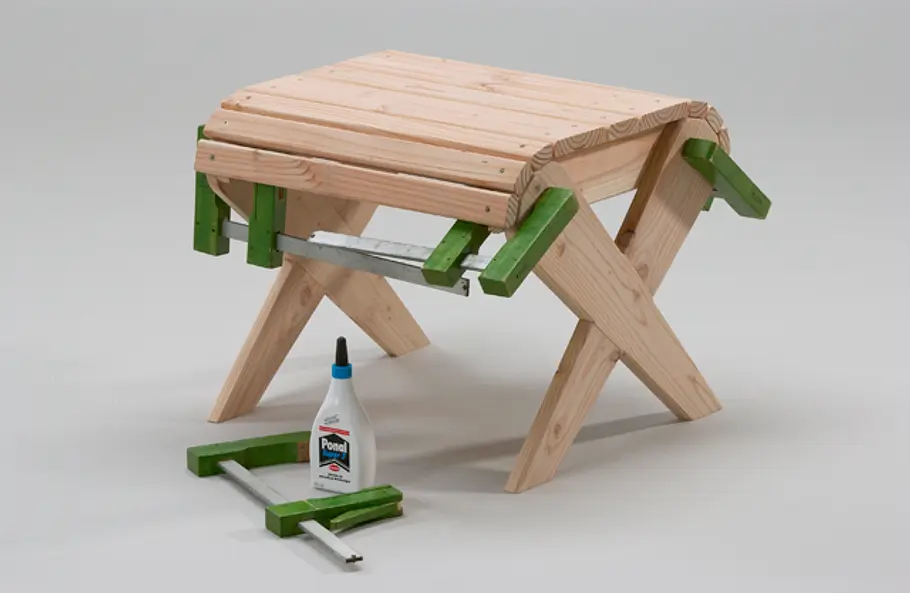Gartenstuhl mit Hocker Gartenstuhl
