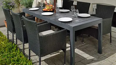 Gartentisch aus Leimholz bauen - Foto: sidm / LD