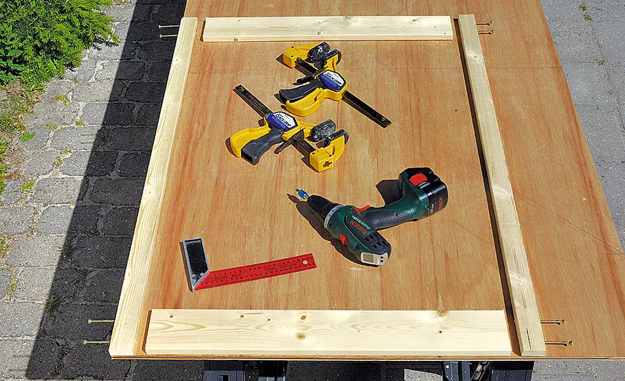 Gartentür bauen Zaun: Gartentür bauen