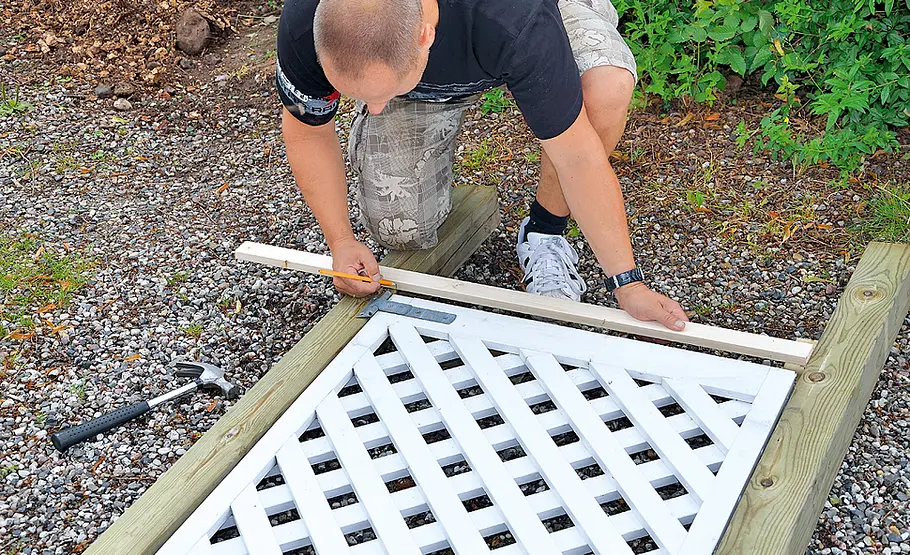 Gartentür bauen Zaun: Gartentor bauen