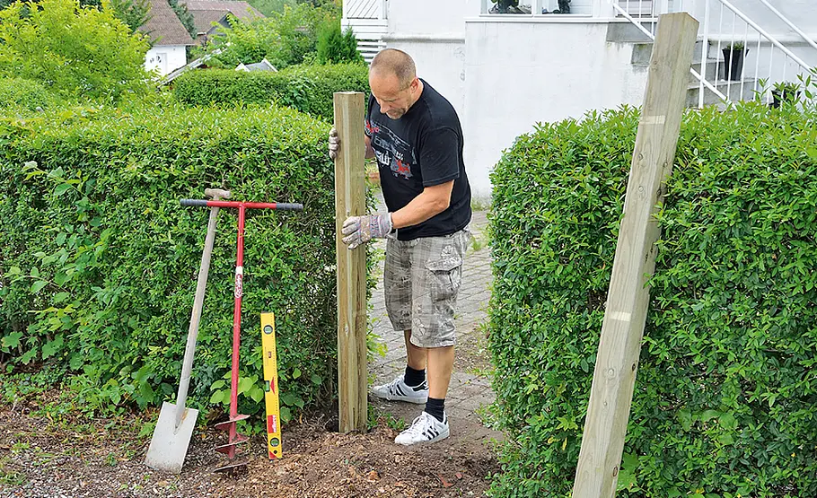 Gartentür bauen Zaun: Gartentor bauen