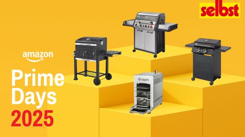 Amazon Prime Days 2025 Gasgrill Angebote - Foto: Collage/selbst.de